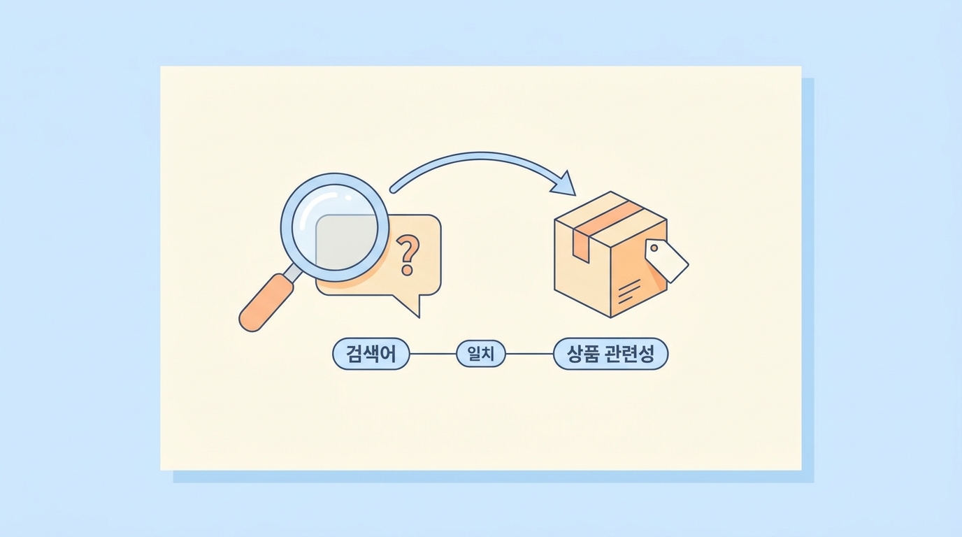 질문의 결과 상품의 결이 맞아떨어질 때 노출이 늘어납니다